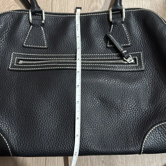 Dooney & Burke Black Domed Satchel - Picture 6 of 11